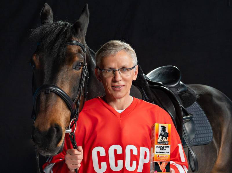 Советский и российский хоккеист Игорь Ларионов — амбассадор бренда «Лошадиная сила»